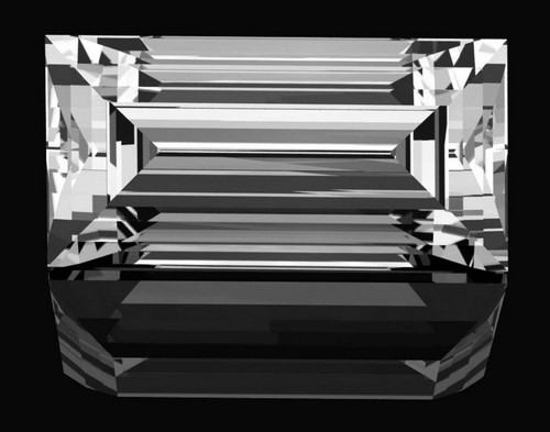 Pezzo diamante baguette - pezzo,