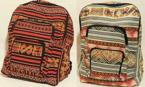 Zaino perù 42x30 tessuto - zaino,