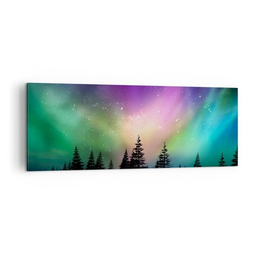 Quadro tela 140x50cm aurora - su,