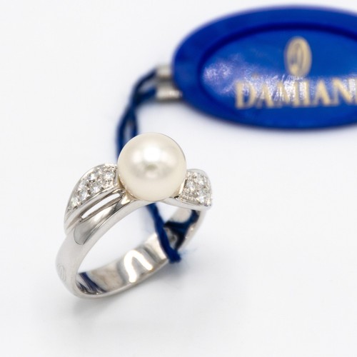 Anello damiani oro bianco - oro,
