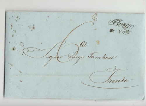 1847 trentino lettera selva - trentino,