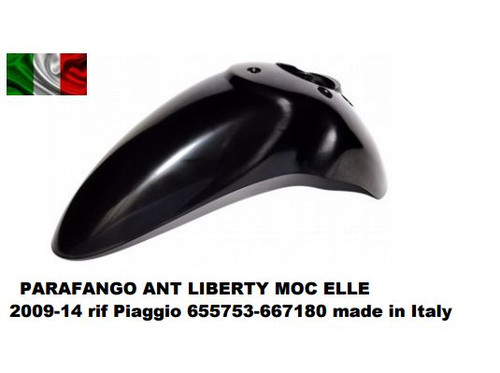 Parafango anteriore nero - parafango,