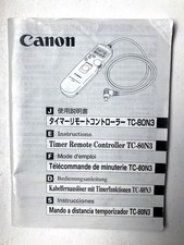 Canon TC-80N3 solo manuale