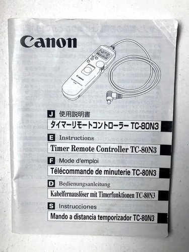 Canon 80n3 solo manuale - canon,