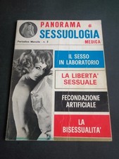 PANORAMA DI SESSUOLOGIA MEDICA 3 VOLUME BROSSURATO MAGGIO 1969