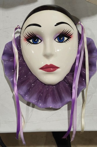 Maschera pagliaccio vintage - , in