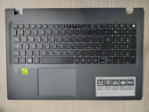Palmrest tastiera e - tastiera, touchpad