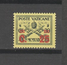 s38510 VATICANO 1931 MNH** Giallino 1v