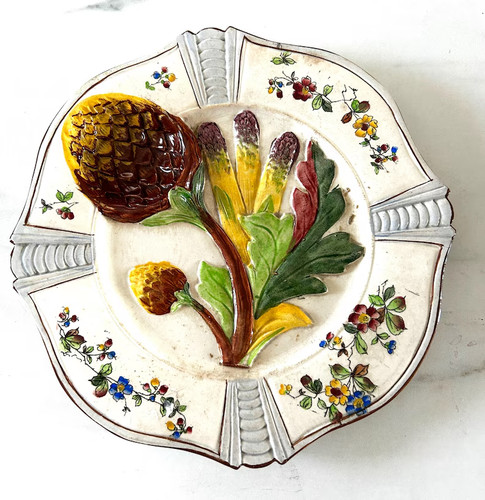 Antico piatto francese