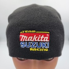 Team Makita Suzuki Racing Berretto Nero Cofano Supercross Superbike Motocross