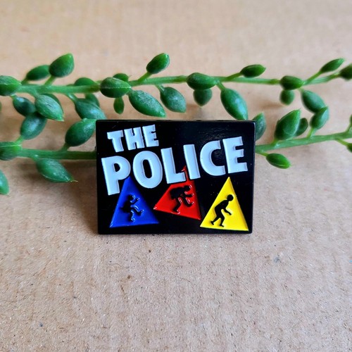 The police enamel pin badge - enamel,