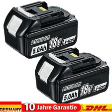 2 x 18 V/5,0 Ah per batteria Makita BL1860B - set di 2 - 197422-4 BL1850B BL1830B BL1860 ITA