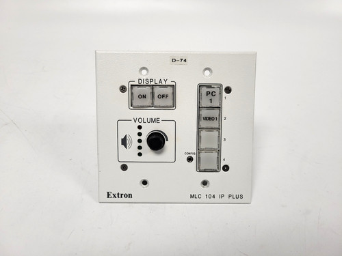 Extron mlc 104 plus - mlc, ip
