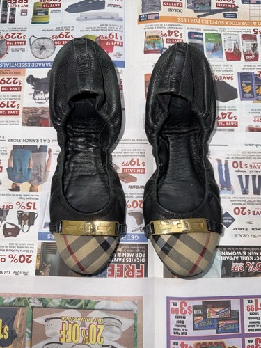 Ballerine burberry scrunch eur - ballerine,