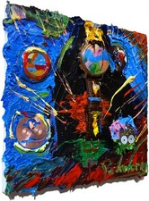 OLIO ORIGINALE 8x8"█dipinto