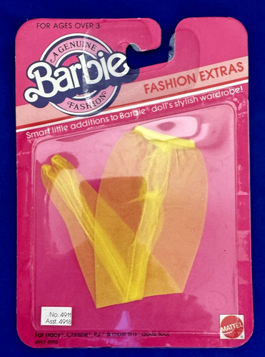 Collant tubo giallo vintage