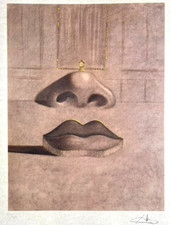 Salvador dali litografia coa - litografia,