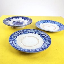 set di 3 piatti in ceramica