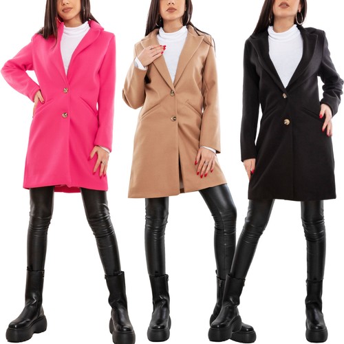 Cappotto donna monopetto