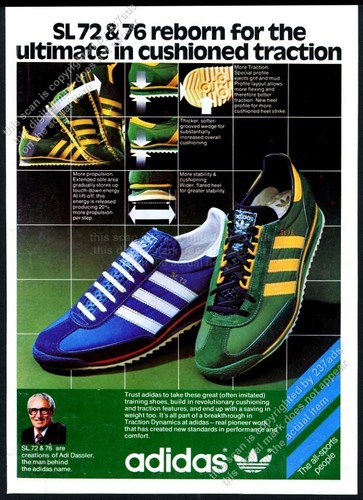 Scarpe adidas sl72 sl76 - scarpe, 1978