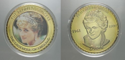 Medaglia diana spencer 1998 - medaglia,