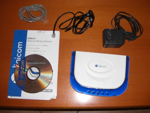 Modem adsl digicom adsl2 - adsl,