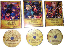 DVD ANIME (x3) i 5 CINQUE SAMURAI TROOPERS (OAV x11) LOTTO/LOT YAMATO VIDEO