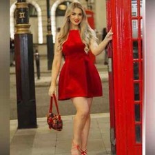 Mini abito smanicato