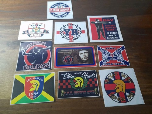 Lotto adesivi stickers - 10,