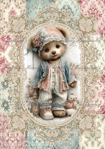 Blocco trapuntino shabby chic - blocco,