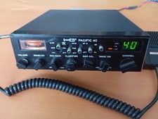 EuroCB Pacific (40CH AM/FM/SSB) + Microfono Amplificato Intek , Staffa e Cavo