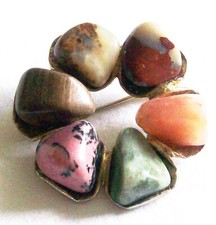 Spilla scozzese semipreziosa