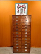 Mobile cassettiera schedario anni 40/50 Antonio Ferretti Milano