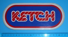 ADESIVO VINTAGE AUFKLEBER STICKER AUTOCOLLANT KETCH ANNI'80
