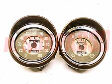 STRUMENTI CONTACHILOMETRI + BENZINA CRUSCOTTO FIAT 1100 103 I INDUSTRIALE ORIGIN