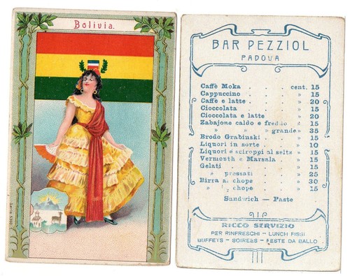 Figurina menu pezziol padova - pezziol,