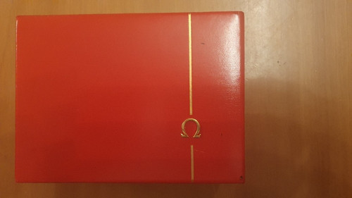 Omega scatola orologio rossa - scatola,