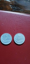Moneta 5 LIRE DELFINO ITALIANA