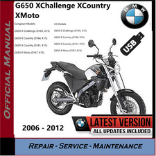 BMW G650 XCountry Officina Manuale Riparazione Manutenzione 2006 - 2012 G 650 X Country K15