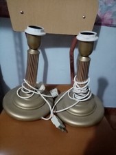 Coppia candelabri lampade in