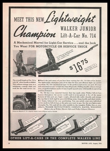 1936 walker racine - 1936,