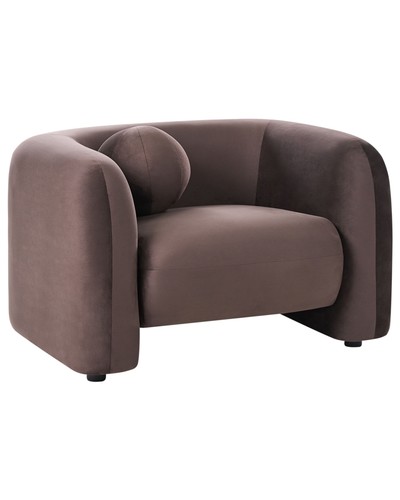 Poltrona velluto marrone - poltrona,