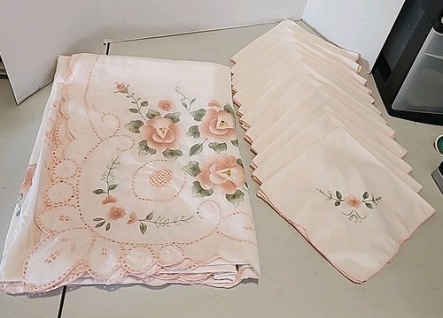 Vintage cut work napkins - cut,