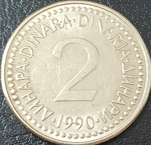 Jugoslavia moneta dinari - moneta, 2