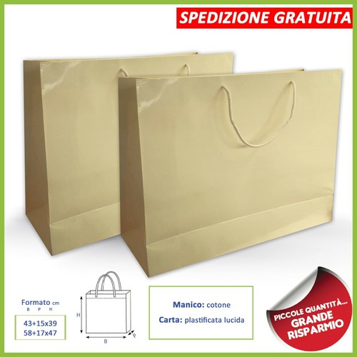 Borse shopper avorio carta - di,