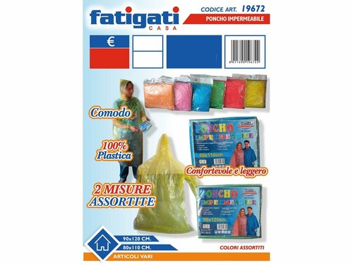 Impermeabile poncho pioggia - poncho,