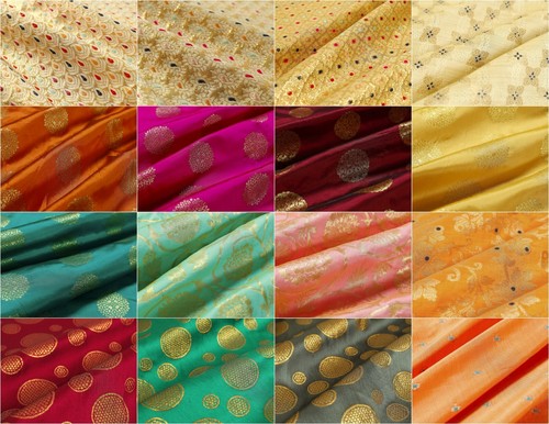 Indiano oro metallico jacquard - indiano,