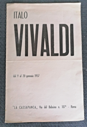 1957 invito mostra italo - 1957,