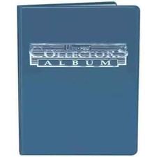 album raccoglitore carte pokemon Yu gi oh  Magic Ultra Pro binder blu 9 Tasche
