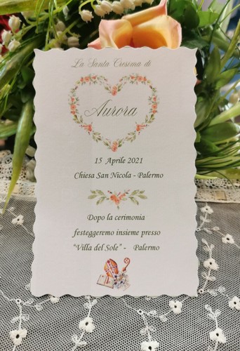 Invito santa cresima - santa,